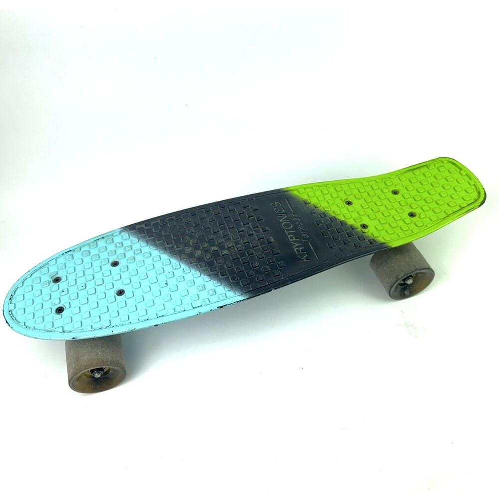 Kryptonics Torpedo Multicolor Penny Board Skateboard Trucks & Wheels Smooth